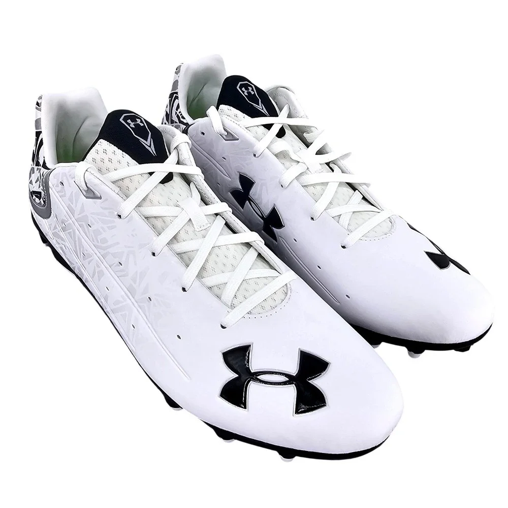 Under Armour Team Banshee‎ Low MC Football Cleats Men's 13 White 126223‑105 NIB